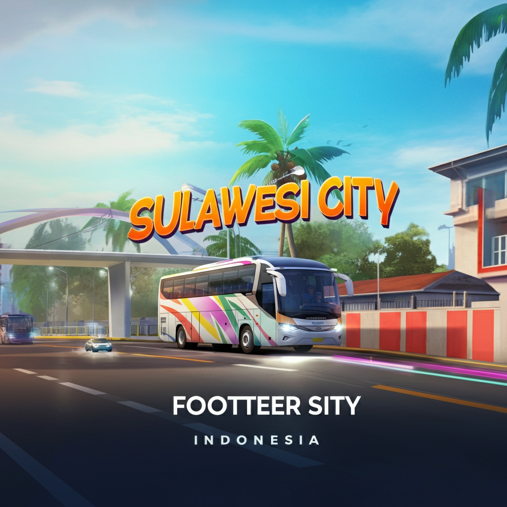 Bus Simulator Indonesia MOD APK With Latest version & Unlimited Money 7 Sulawesi