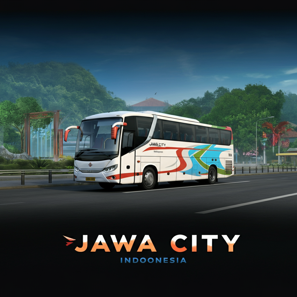 Bus Simulator Indonesia MOD APK With Latest version & Unlimited Money 3 Jawa city